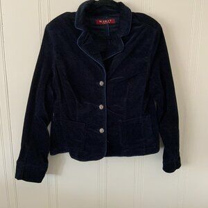 Vintage Kikit Jeans, women blazer, Sz L, blue